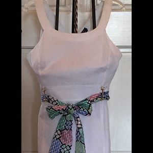 Derby Sash Pique Dress